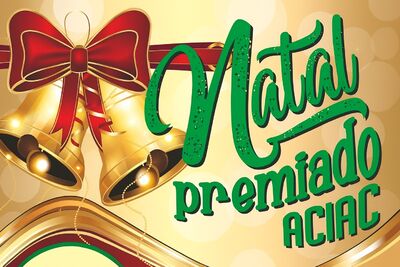 Associação Comercial de Coxim lança a Campanha Natal Premiado 2025. Arte: Divulgação 