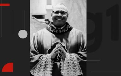 Padre Carlos Augusto estava na casa de familiares e morreu no desabamento. Foto: Redes sociais