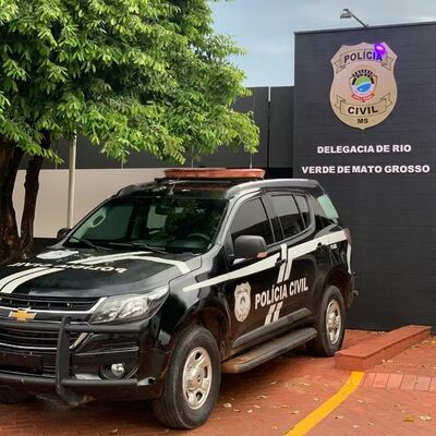 Delegacia de Polícia de Rio Verde de Mato Grosso. Foto: Redes sociais