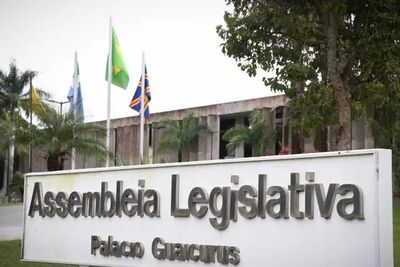 Fachada da Assembleia Legislativa de MS, no Parque dos Poderes. Foto: Henrique Kawaminami/CGNEWS