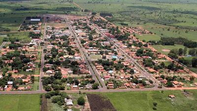 Vista aérea do município de Jateí. Foto: Divulgação