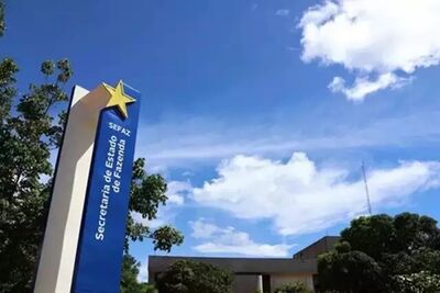 Fachada da Secretaria de Estado de Governo no Parque dos Poderes. Foto: Divulgação Sefaz