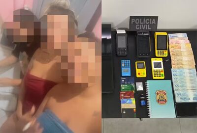 Grupo é investigado por dopar idosos e aplicar golpes bancários no interior de MS. Foto: Polícia Civil