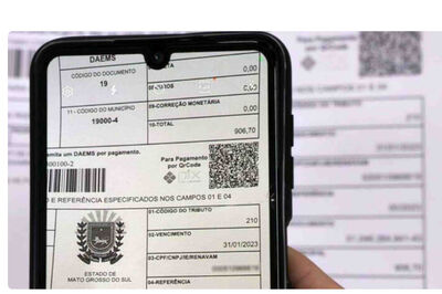 Carnê de IPVA em Mato Grosso do Sul. (Divulgação/Governo de MS)