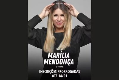Inscrições abertas para viver Marília Mendonça. Foto: Divulgação