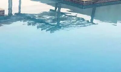 Piscina onde criança se afogou. Foto: Direto das Ruas/CGNEWS