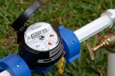 Registro de água em residência na Capital. Foto: Campo Grande News/Arquivo