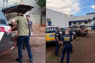 Casal foi preso ainda na UPA de Dourados (MS). Foto: PCMS/Divulgação