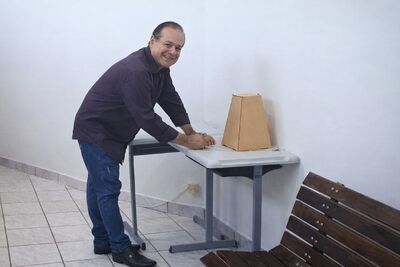 Gervalino Oliveira da Rocha é reeleito presidente da ACIAC. Foto: Divulgação 