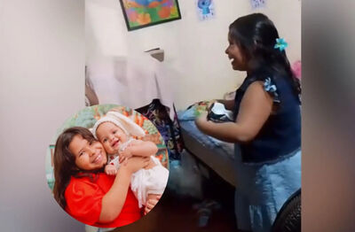 presente irmã falecida 3 Maria Hellena era uma companheira para a irmã mais velha, Maria Júllya. (Imagens: Arquivo Pessoal)