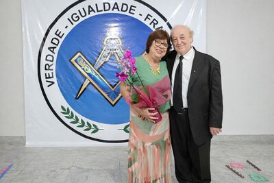 Jorge e Lucia Gai comemoram 49 anos de união. Foto: Valdeir Simão/Diário X