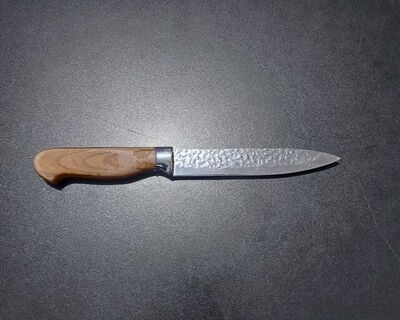 Faca apreendida com os adolescentes. Foto: Direto das Ruas