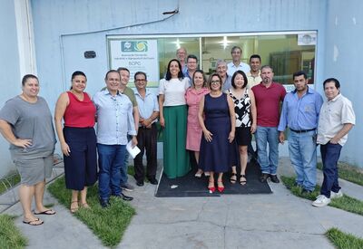 Componentes da diretoria e conselhos da ACIAC para o biênio 2026/2028. Foto: Branco  