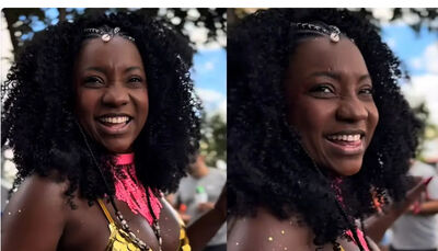 Sambista Adriana Araújo (Reprodução)