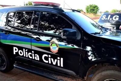 Viatura da Polícia Civil de Porto Murtinho. Foto: Reprodução
