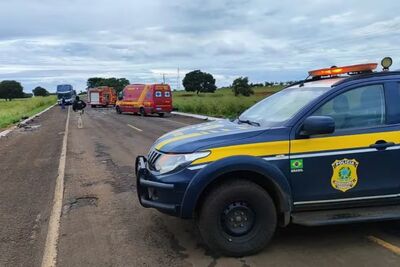 Acidente aconteceu no km 208 da BR-060, em Camapuã. Foto: PRF