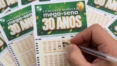 Volante de apostas da Mega-Sena. Foto: Reprodução