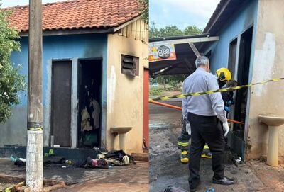 Homem em situação de rua morre após incêndio suspeito em bar. Foto: Evelyn Mendonça/TV Morena