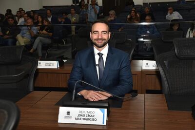 João César Mattogrosso retorna à ALEMS. Foto: Divulgação 