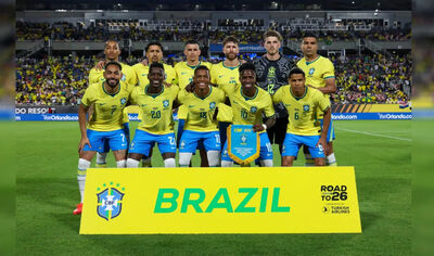 Equipe que jogou último amistoso pela Seleção. (Foto: CBF)