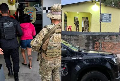 Operação de MS localiza e prende suspeita de homicídio. Foto: Polícia Civil