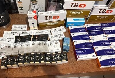 Apreensão reúne tirzepatida, canetas emagrecedoras e outros medicamentos irregulares encontrados durante fiscalização no Estado. Foto: Divulgação