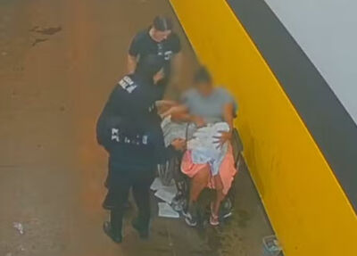 Bebê nasce em penitenciária de MS antes da chegada do SAMU  Foto: Reprodução 