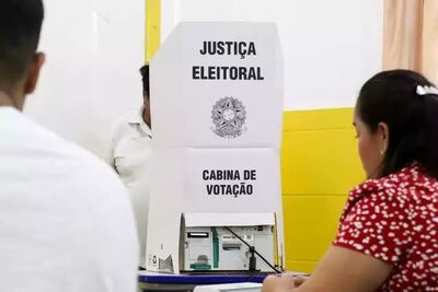Eleitor na cabine de votação durante o pleito de 2024. Foto: Arquivo/CGNEWS 