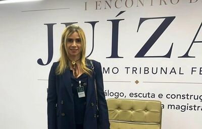 Juíza Tatiana Said, no I&ordm; Encontro das Juízas no STF. Foto: Reprodução 