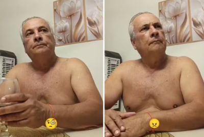Silvio Fagundes viralizou após se revoltar ao ouvir áudio de homem cobrando pix da filha.  Foto: Redes sociais