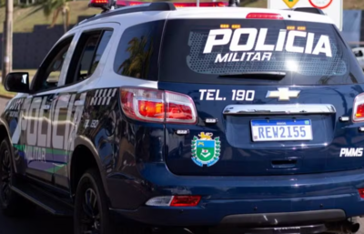 Equipes da Polícia Militar foram acionadas para atender feminicídio  Foto: PMMS/Reprodução