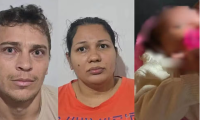 A bebê foi encontrada no imóvel, onde estava com um casal de brasileiros. Os dois foram presos.  Foto: Reprodução/ Polícia do Paraguai