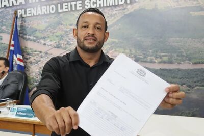 Vereador Marcinho Souza. Foto: Hugo Crippa 