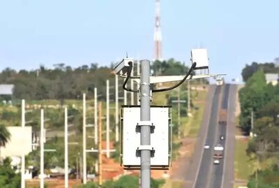 Radares na BR-163 que atualmente é adminstrado pela Motiva Pantanal. Foto: Arquivo/CGNEWS