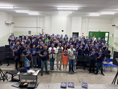 Alunos da escola Padre Nunes. Foto: Hugo Crippa