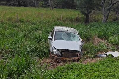 Acidente aconteceu próximo a Sonora, no norte de Mato Grosso do Sul. Foto: Reprodução