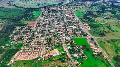 Vista aérea de Alcinópolis. Foto: Divulgação Câmara Municipal de Alcinópolis 
