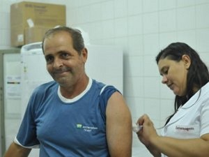 Jair de Freitas, 55 anos, tomou a dose por recomendação da empresa onde trabalha