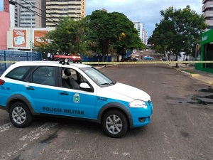 Local onde os quatro ladrões foram mortos em troca de tiros com o Bope