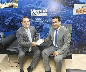 Deputado Estadual Marcio Fernandes (PMDB) e Vereador Marquinhos Vaz (PPS)