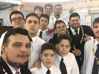 Iniciação da Ordem DeMolay  em Coxim-MS