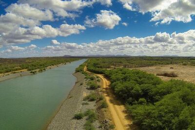 Obra de transposição do Rio São Francisco