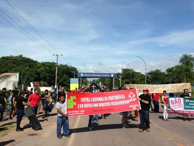 Protesto em Corumbá interditou a BR-262, que dá acesso à Bolívia