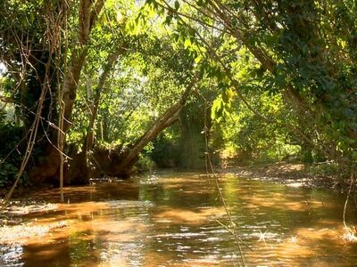 Rio Mangaraí em Santa Leopoldina, na região Serrana do Espírito Santo