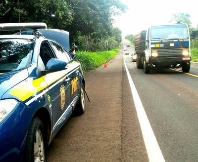 Fiscalização de velocidade e faróis em Mato Grosso do Sul