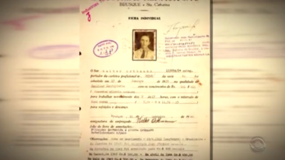 Contrato de trabalho de Walther foi assinado em 1938