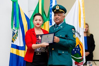 Sargento Carmelito dos Santos recebeu o Título de Cidadão Honorário de São Gabriel do Oeste-MS.