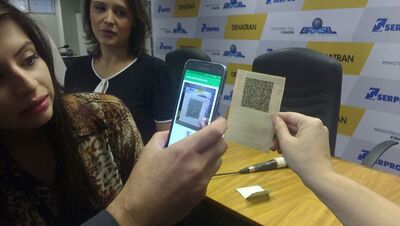 Grupo faz teste com QR-Code em carteira de habilitação