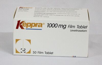 O medicamento Keppra (levetiracetam) usado para o tratamento de convulsões