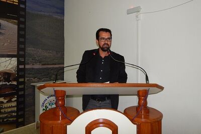 Presidente da Câmara Municipal de Coxim, Vereador Vladimir Ferreira (PT)